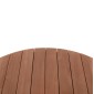 ΕΠΙΦΑΝΕΙΑ ΤΡΑΠΕΖΙΟΥ ΣΤΡΟΓΓΥΛΗ HM18132 ΞΥΛΟ TEAK--ΦΥΣΙΚΟ Φ60x4(πάχος)εκ.