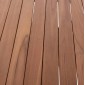 ΕΠΙΦΑΝΕΙΑ ΤΡΑΠΕΖΙΟΥ ΣΤΡΟΓΓΥΛΗ HM18133 ΞΥΛΟ TEAK--ΦΥΣΙΚΟ Φ70x4(πάχος)εκ.