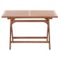 ΤΡΑΠΕΖΙ ΠΤΥΣΣΟΜΕΝΟ ΟΡΘΟΓΩΝΙΟ ERIS HM18117 ΞΥΛΟ TEAK--ΦΥΣΙΚΟ 120x70x76Υεκ.
