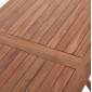 ΤΡΑΠΕΖΙ ΠΤΥΣΣΟΜΕΝΟ ΟΡΘΟΓΩΝΙΟ ERIS HM18117 ΞΥΛΟ TEAK--ΦΥΣΙΚΟ 120x70x76Υεκ.