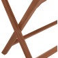 ΤΡΑΠΕΖΙ ΠΤΥΣΣΟΜΕΝΟ ΟΡΘΟΓΩΝΙΟ ERIS HM18117 ΞΥΛΟ TEAK--ΦΥΣΙΚΟ 120x70x76Υεκ.