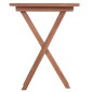 ΤΡΑΠΕΖΙ ΣΚΗΝΟΘΕΤΗ ΤΕΤΡΑΓΩΝΟ ERIS HM18118 ΞΥΛΟ TEAK--ΦΥΣΙΚΟ 60x60x75Υεκ.