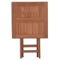 ΤΡΑΠΕΖΙ ΣΚΗΝΟΘΕΤΗ ΤΕΤΡΑΓΩΝΟ ERIS HM18118 ΞΥΛΟ TEAK--ΦΥΣΙΚΟ 60x60x75Υεκ.