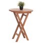 ΤΡΑΠΕΖΙ ΣΚΗΝΟΘΕΤΗ ΣΤΡΟΓΓΥΛΟ ERIS HM18119 ΞΥΛΟ TEAK--ΦΥΣΙΚΟ Φ60x75Υεκ.