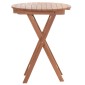 ΤΡΑΠΕΖΙ ΣΚΗΝΟΘΕΤΗ ΣΤΡΟΓΓΥΛΟ HEIDEL HM18120 ΞΥΛΟ TEAK--ΦΥΣΙΚΟ Φ60x75Υεκ.