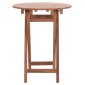ΤΡΑΠΕΖΙ ΣΚΗΝΟΘΕΤΗ ΣΤΡΟΓΓΥΛΟ HEIDEL HM18120 ΞΥΛΟ TEAK--ΦΥΣΙΚΟ Φ60x75Υεκ.