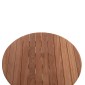 ΤΡΑΠΕΖΙ ΣΚΗΝΟΘΕΤΗ ΣΤΡΟΓΓΥΛΟ HEIDEL HM18120 ΞΥΛΟ TEAK--ΦΥΣΙΚΟ Φ60x75Υεκ.