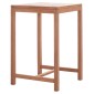 ΤΡΑΠΕΖΙ ΜΠΑΡ ΤΕΤΡΑΓΩΝΟ PRESSCOT HM18113 ΞΥΛΟ TEAK ΣΕ ΦΥΣΙΚΟ 70x70x105Υεκ.