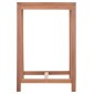 ΤΡΑΠΕΖΙ ΜΠΑΡ ΤΕΤΡΑΓΩΝΟ PRESSCOT HM18113 ΞΥΛΟ TEAK ΣΕ ΦΥΣΙΚΟ 70x70x105Υεκ.