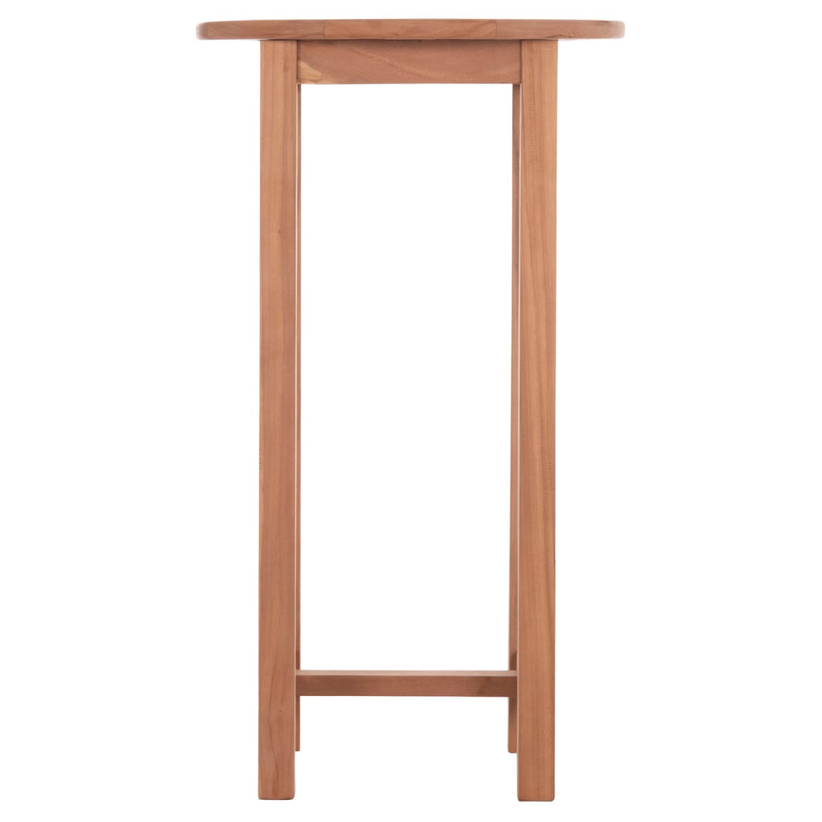 ΤΡΑΠΕΖΙ/ΣΤΑΝΤ ΜΠΑΡ ΣΤΡΟΓΓΥΛΟ PRESSCOT HM18114 ΞΥΛΟ TEAK--ΦΥΣΙΚΟ Φ60x105Υεκ.