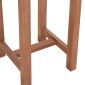 ΤΡΑΠΕΖΙ/ΣΤΑΝΤ ΜΠΑΡ ΣΤΡΟΓΓΥΛΟ PRESSCOT HM18114 ΞΥΛΟ TEAK--ΦΥΣΙΚΟ Φ60x105Υεκ.