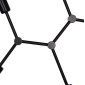 ΦΩΤΙΣΤΙΚΟ ΟΡΟΦΗΣ 4-ΦΩΤΟ LIGHTY HM7405.11 ΜΕΤΑΛΛΟ ΣΕ ΜΑΥΡΟ 57x5x52Υεκ.