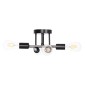 ΦΩΤΙΣΤΙΚΟ ΟΡΟΦΗΣ ΠΟΛΥΦΩΤΟ LIGHTY HM7428.11 ΜΕΤΑΛΛΟ ΣΕ ΜΑΥΡΟ 28x28x15Υεκ.