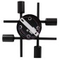 ΦΩΤΙΣΤΙΚΟ ΟΡΟΦΗΣ ΠΟΛΥΦΩΤΟ LIGHTY HM7428.11 ΜΕΤΑΛΛΟ ΣΕ ΜΑΥΡΟ 28x28x15Υεκ.