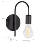 ΑΠΛΙΚΑ ΤΟΙΧΟΥ KRAMER HM4657.01 ΜΕΤΑΛΛΟ ΣΕ ΜΑΥΡΟ 12x20x25Υεκ.