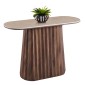 ΚΟΝΣΟΛΑ WALDEN HM18439 ΚΕΡΑΜΙΚΟ TOP ΤΡΑΒΕΡΤΙΝΑ--MDF ΒΑΣΗ ΚΑΡΥΔΙ 120x40x76Υεκ