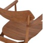 ΠΟΛΥΘΡΟΝΑ LOUNGE RANGER HM18255.01 ΞΥΛΟ TEAK ΣΕ ΦΥΣΙΚΟ 70x73x73Υεκ.