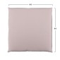 ΜΑΞΙΛΑΡΙ ΥΦΑΣΜΑΤΙΝΟ ΜΠΕΖ 44x44x5,5 εκ. HM5746.01