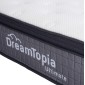 ΣΤΡΩΜΑ DREAMTOPIA, σειρά ULTIMATE HM661.90 POCKET SPRING ΜΕ ΑΝΩΣΤΡΩΜΑ 90X190x34Yεκ.