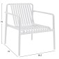 ΠΟΛΥΘΡΟΝΑ LOUNGE ΕΞΩΤ.ΧΩΡΟΥ MALEN HM6626.01 ΛΕΥΚΟ ΠΟΛΥΠΡΟΠΥΛΕΝΙΟ 67x75x75Υεκ