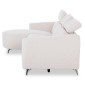 ΚΑΝΑΠΕΣ ΑΡΙΣΤΕΡΗ ΓΩΝΙΑ 3Θ ΜΕ RECLINE VALENTE HM3317.02L ΜΠΕΖ ΥΦΑΣΜΑ 275x160x104Yεκ