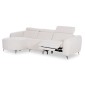 ΚΑΝΑΠΕΣ ΑΡΙΣΤΕΡΗ ΓΩΝΙΑ 3Θ ΜΕ RECLINE VALENTE HM3317.02L ΜΠΕΖ ΥΦΑΣΜΑ 275x160x104Yεκ