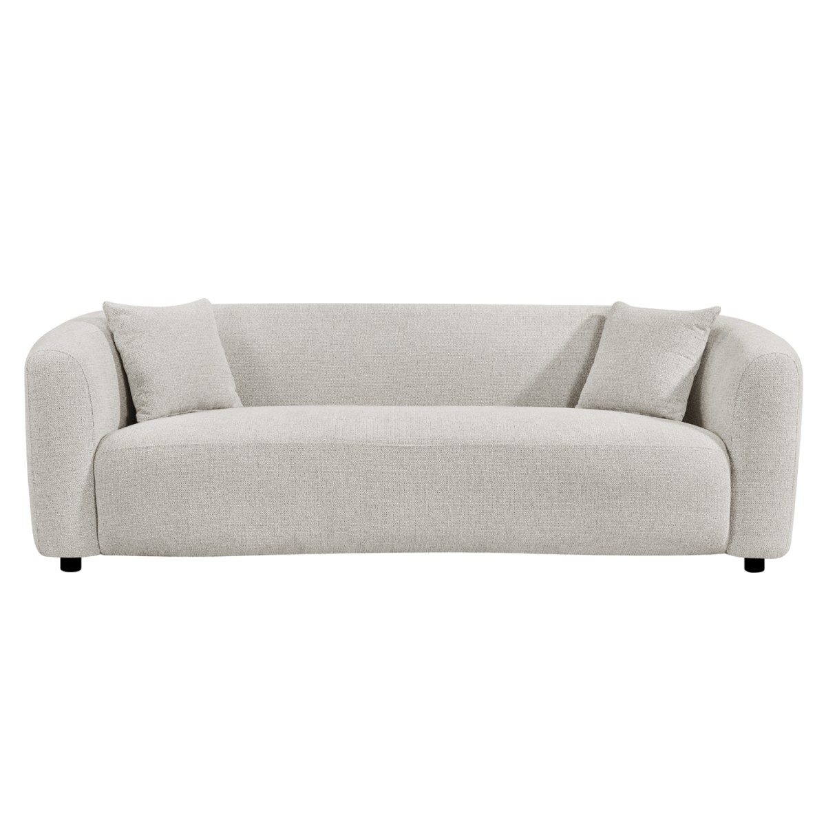 ΚΑΝΑΠΕΣ 3-ΘΕΣΙΟΣ NORD HM3321.02 ΑΝΟΙΧΤΟ ΜΠΕΖ ΥΦΑΣΜΑ 230x96x75Υεκ.