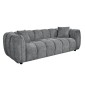 ΚΑΝΑΠΕΣ 3-ΘΕΣΙΟΣ LYKKE HM3323.01 ΓΚΡΙ ΥΦΑΣΜΑ 229x89x70Υεκ