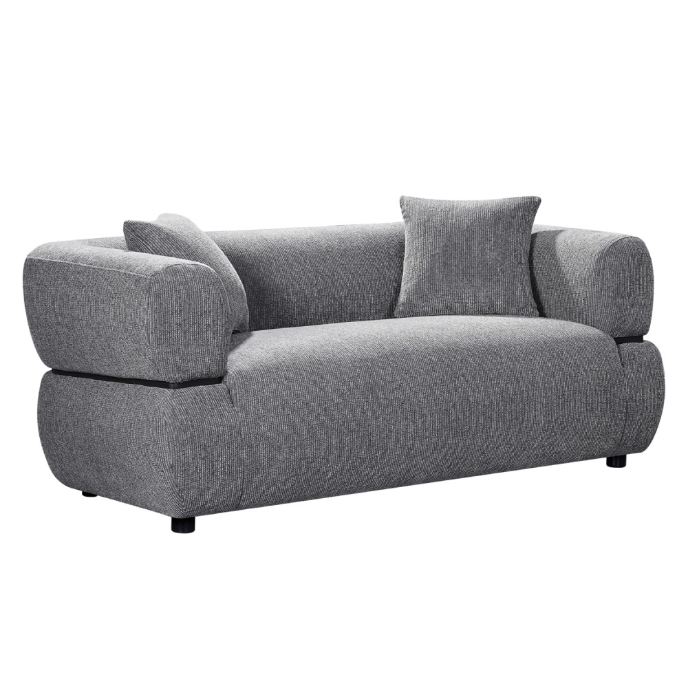 ΚΑΝΑΠΕΣ 2-ΘΕΣΙΟΣ ARCTIS HM3328.01 ΓΚΡΙ ΥΦΑΣΜΑ 169x88x88Υεκ.