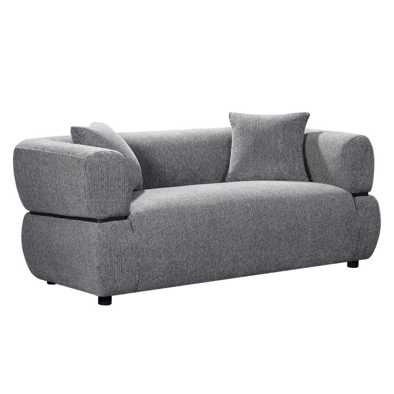 ΚΑΝΑΠΕΣ 2-ΘΕΣΙΟΣ ARCTIS HM3328.01 ΓΚΡΙ ΥΦΑΣΜΑ 169x88x88Υεκ.