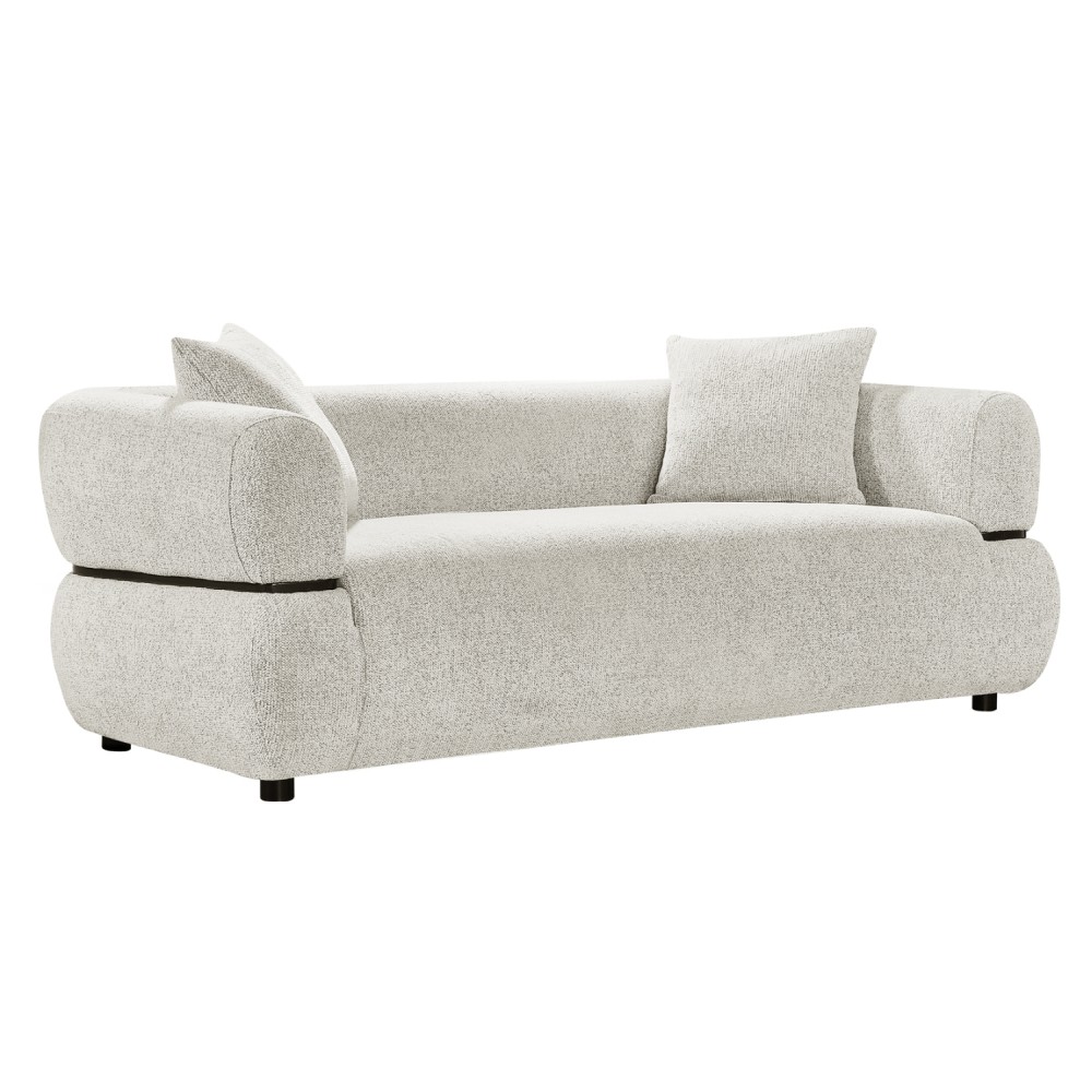 ΚΑΝΑΠΕΣ 2-ΘΕΣΙΟΣ ARCTIS HM3328.02 ΑΝΟΙΧΤΟ ΜΠΕΖ ΥΦΑΣΜΑ 169x88x88Υεκ.