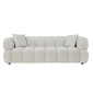 ΚΑΝΑΠΕΣ 3-ΘΕΣΙΟΣ NORIKA HM3331.02 ΕΚΡΟΥ ΥΦΑΣΜΑ 220x88x85Υεκ.