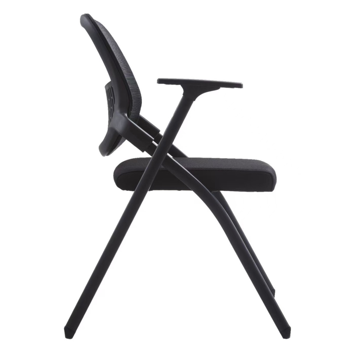 ΚΑΡΕΚΛΑ ΣΥΝΕΔΡΙΟΥ ΠΤΥΣΣΟΜΕΝΗ ΜΕ ΑΝΑΛΟΓΙΟ DENO HM1209.01 MESH ΥΦΑΣΜΑ ΜΑΥΡΟ 65x63x82Υεκ.