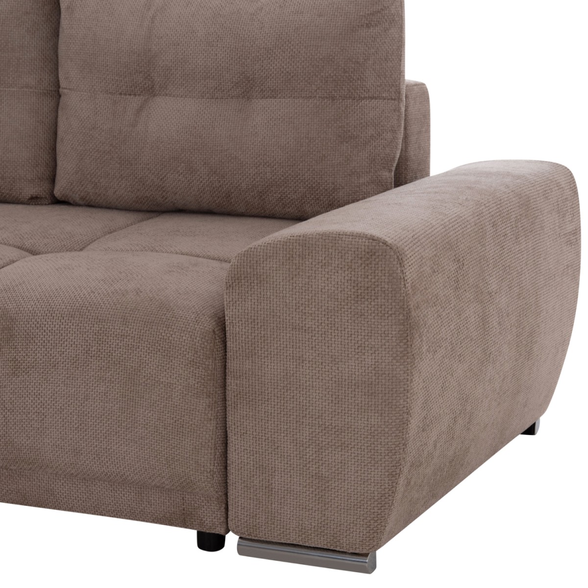 ΚΑΝΑΠΕΣ ΚΡΕΒΑΤΙ ΑΡΙΣΤΕΡΗ ΓΩΝΙΑ COMFYRA HM3336.03L ΜΠΕΖ ΥΦΑΣΜΑ 268x180x83Υεκ