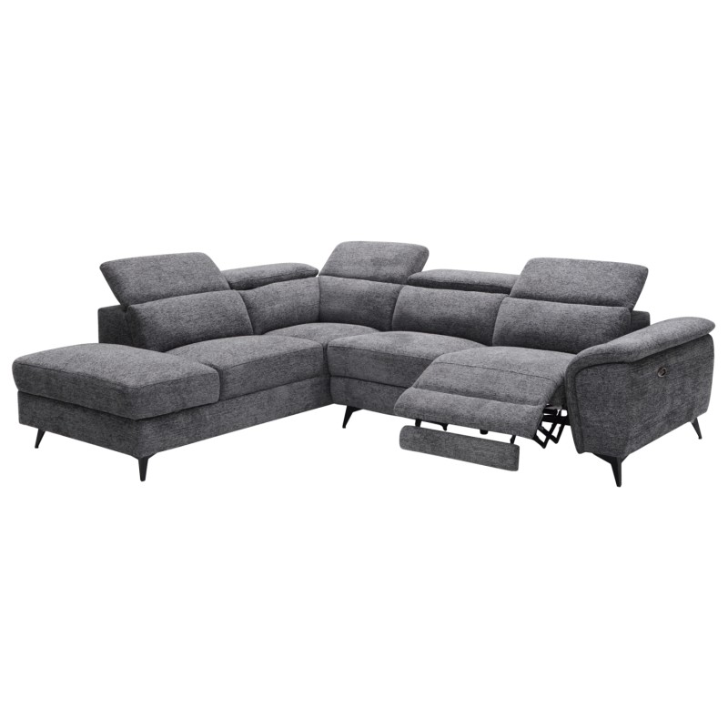 ΚΑΝΑΠΕΣ ΑΡΙΣΤΕΡΗ ΓΩΝΙΑ-ΑΝΑΚΛΙΣΗ & ΑΠΟΘ.ΧΩΡΟΣ-RESTRO HM3339.01L ΓΚΡΙ ΥΦΑΣΜΑ 284x224x76Υεκ