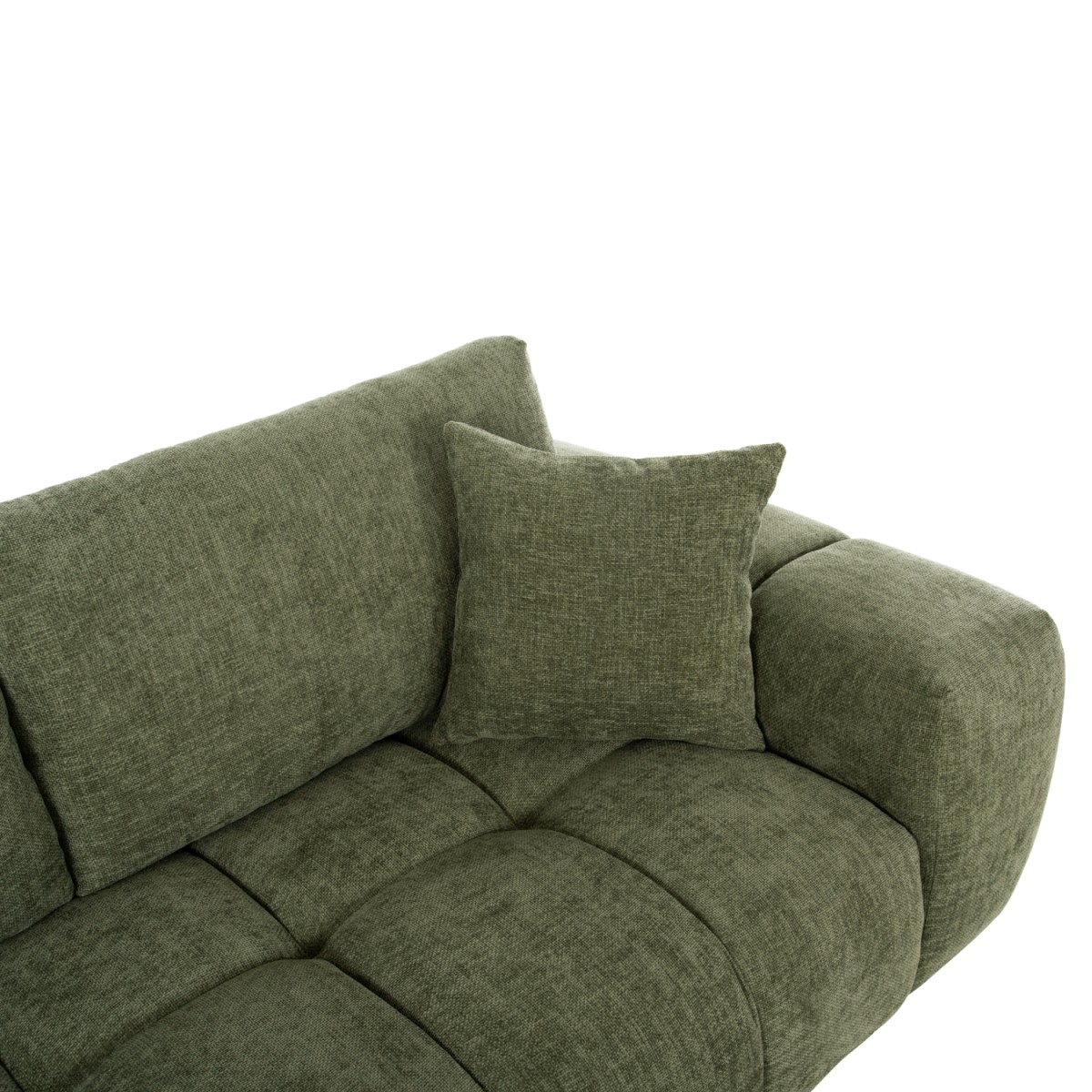 ΚΑΝΑΠΕΣ ΓΩΝΙΑ (ΑΡΙΣΤΕΡΗ) COVEN HM3266.14L ΠΡΑΣΙΝΟ ΥΦΑΣΜΑ 298x102-208x85Υεκ.