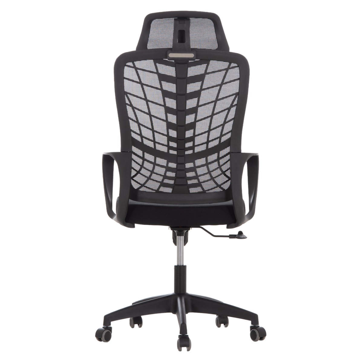 ΚΑΡΕΚΛΑ ΓΡΑΦΕΙΟΥ ELVAR HM1219.01 ΜΑΥΡO MESH--ΒΑΣΗ ΠΟΛΥΠΡΟΠΥΛΕΝΙΟΥ 63x56x125Υεκ