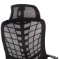 ΚΑΡΕΚΛΑ ΓΡΑΦΕΙΟΥ ELVAR HM1219.01 ΜΑΥΡO MESH--ΒΑΣΗ ΠΟΛΥΠΡΟΠΥΛΕΝΙΟΥ 63x56x125Υεκ