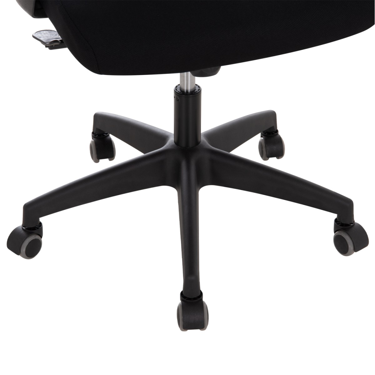 ΚΑΡΕΚΛΑ ΓΡΑΦΕΙΟΥ ELVAR HM1219.01 ΜΑΥΡO MESH--ΒΑΣΗ ΠΟΛΥΠΡΟΠΥΛΕΝΙΟΥ 63x56x125Υεκ