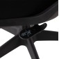 ΚΑΡΕΚΛΑ ΓΡΑΦΕΙΟΥ ELVAR HM1219.01 ΜΑΥΡO MESH--ΒΑΣΗ ΠΟΛΥΠΡΟΠΥΛΕΝΙΟΥ 63x56x125Υεκ