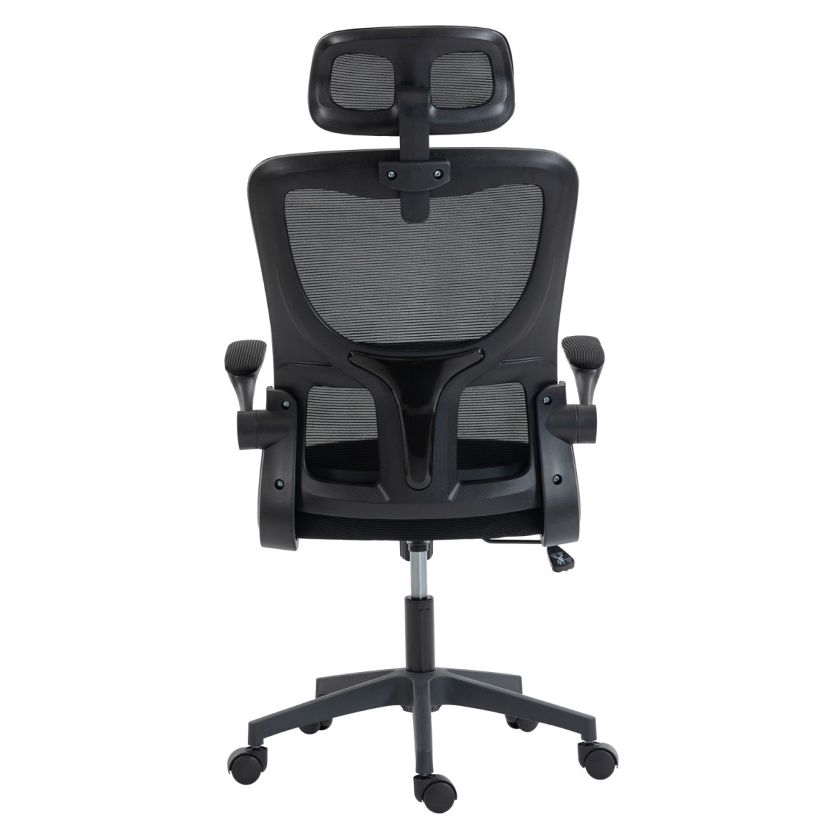 ΚΑΡΕΚΛΑ ΓΡΑΦΕΙΟΥ KESI HM1222.01 ΜΑΥΡO MESH & PP 61x62x125Υεκ.