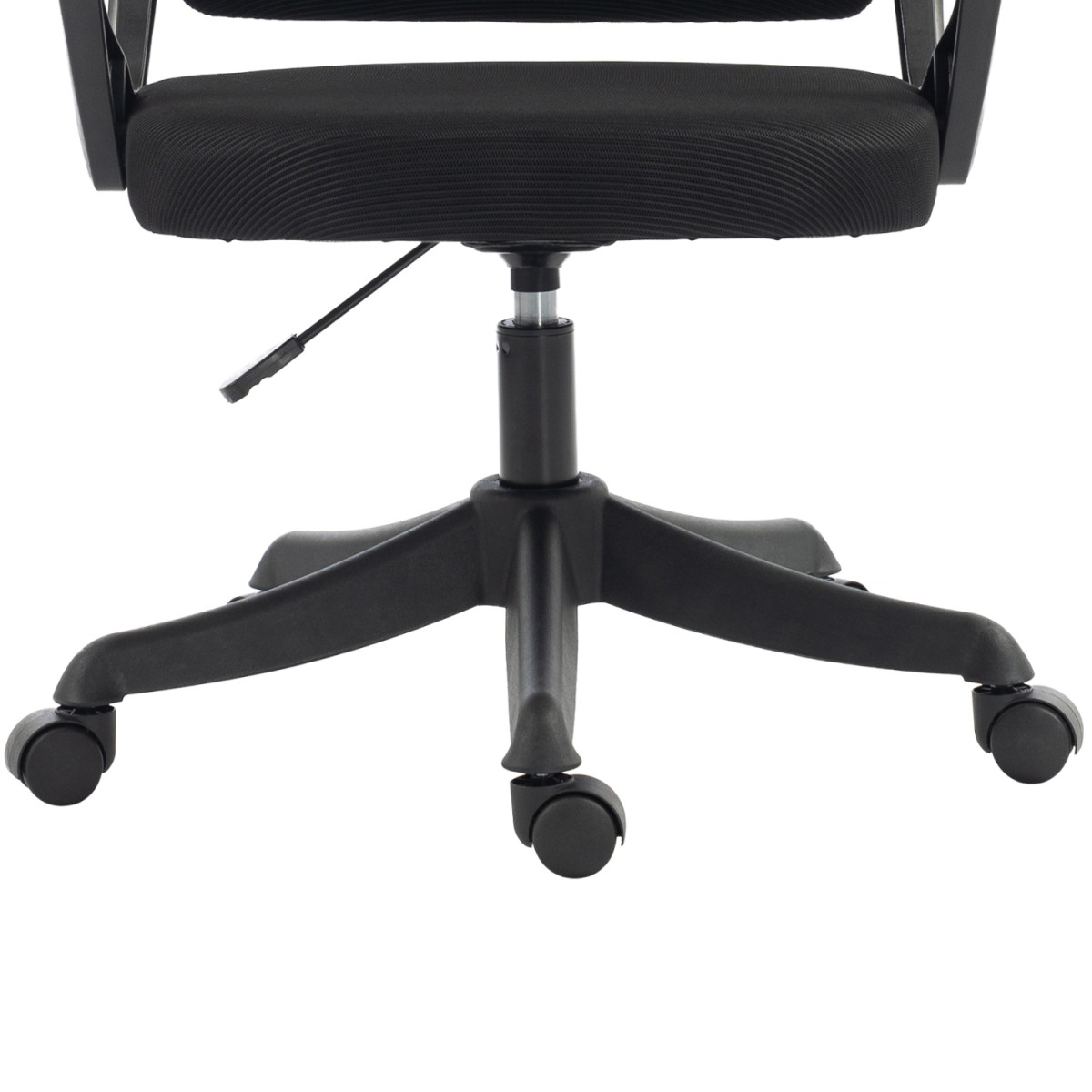 ΚΑΡΕΚΛΑ ΓΡΑΦΕΙΟΥ FRANTIC HM1224.01 ΜΑΥΡO MESH & ΠΟΛΥΠΡΟΠΥΛΕΝΙΟ 60x60x134Υεκ