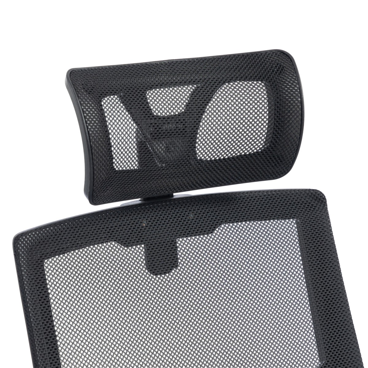 ΚΑΡΕΚΛΑ ΓΡΑΦΕΙΟΥ MATRON HM1226.01 ΜΑΥΡO PP & MESH ΥΦΑΣΜΑ 47x47x128Υεκ