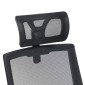 ΚΑΡΕΚΛΑ ΓΡΑΦΕΙΟΥ MATRON HM1226.01 ΜΑΥΡO PP & MESH ΥΦΑΣΜΑ 47x47x128Υεκ