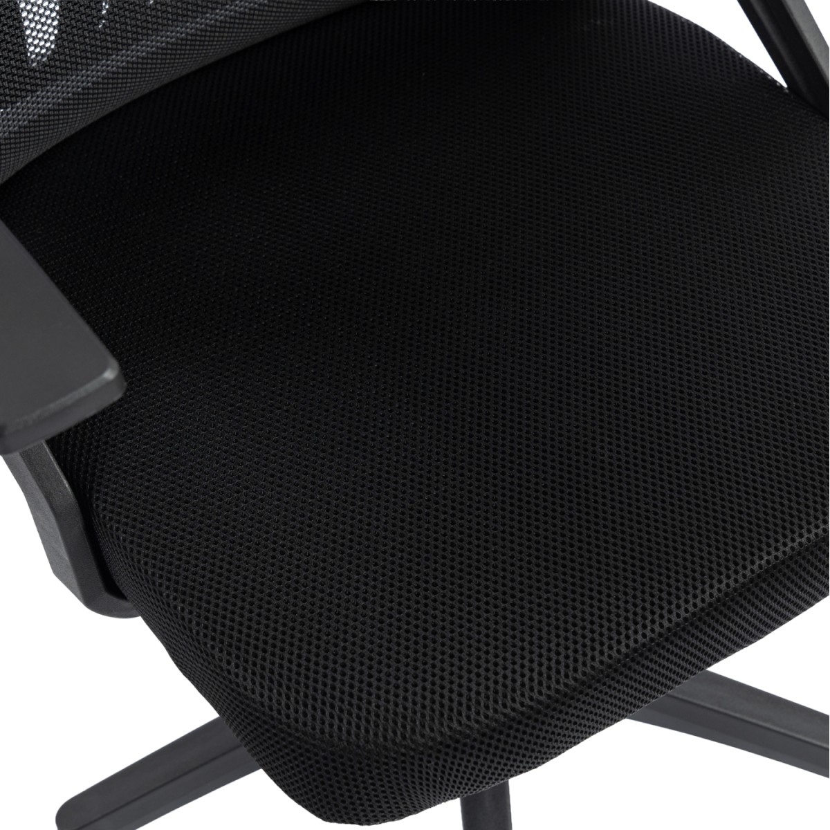 ΚΑΡΕΚΛΑ ΓΡΑΦΕΙΟΥ MATRON HM1226.01 ΜΑΥΡO PP & MESH ΥΦΑΣΜΑ 47x47x128Υεκ