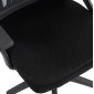 ΚΑΡΕΚΛΑ ΓΡΑΦΕΙΟΥ MATRON HM1226.01 ΜΑΥΡO PP & MESH ΥΦΑΣΜΑ 47x47x128Υεκ