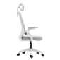 ΚΑΡΕΚΛΑ ΓΡΑΦΕΙΟΥ MATRON HM1226.02 ΛΕΥΚΟ PP--ΑΝΟΙΧΤΟ ΓΚΡΙ MESH 47x47x128Υεκ