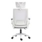 ΚΑΡΕΚΛΑ ΓΡΑΦΕΙΟΥ MATRON HM1226.02 ΛΕΥΚΟ PP--ΑΝΟΙΧΤΟ ΓΚΡΙ MESH 47x47x128Υεκ