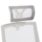 ΚΑΡΕΚΛΑ ΓΡΑΦΕΙΟΥ MATRON HM1226.02 ΛΕΥΚΟ PP--ΑΝΟΙΧΤΟ ΓΚΡΙ MESH 47x47x128Υεκ