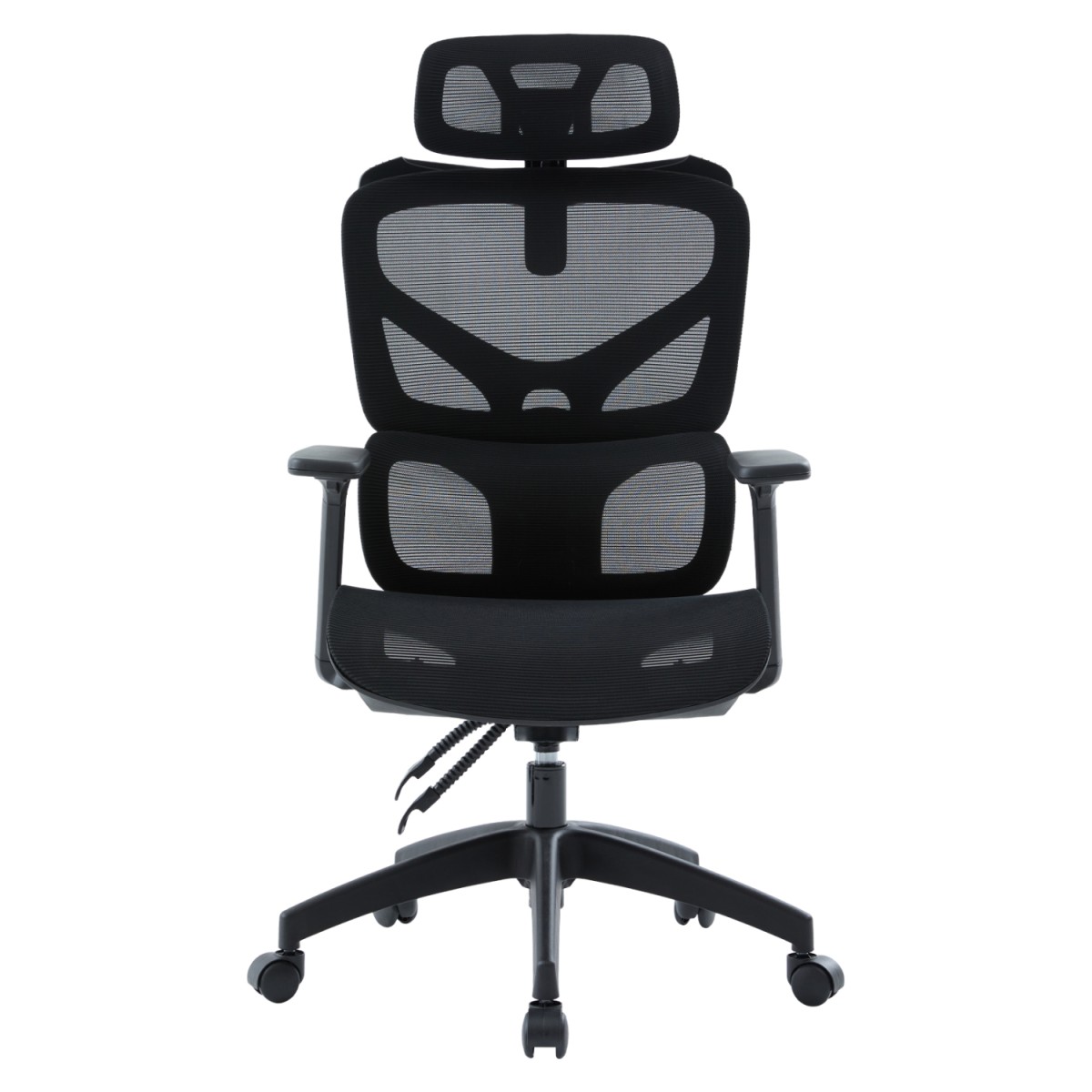 ΚΑΡΕΚΛΑ ΓΡΑΦΕΙΟΥ APEX HM1227.01 ΜΑΥΡO MESH & PP 68x68x120-130Υεκ